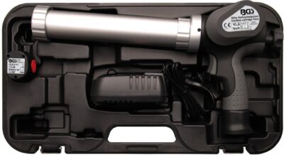 Pistol pentru adeziv de parbriz, vaselina, cu accumulator 10,8 V Li-Ion , cartus, salam 400 ml, BGS 8496