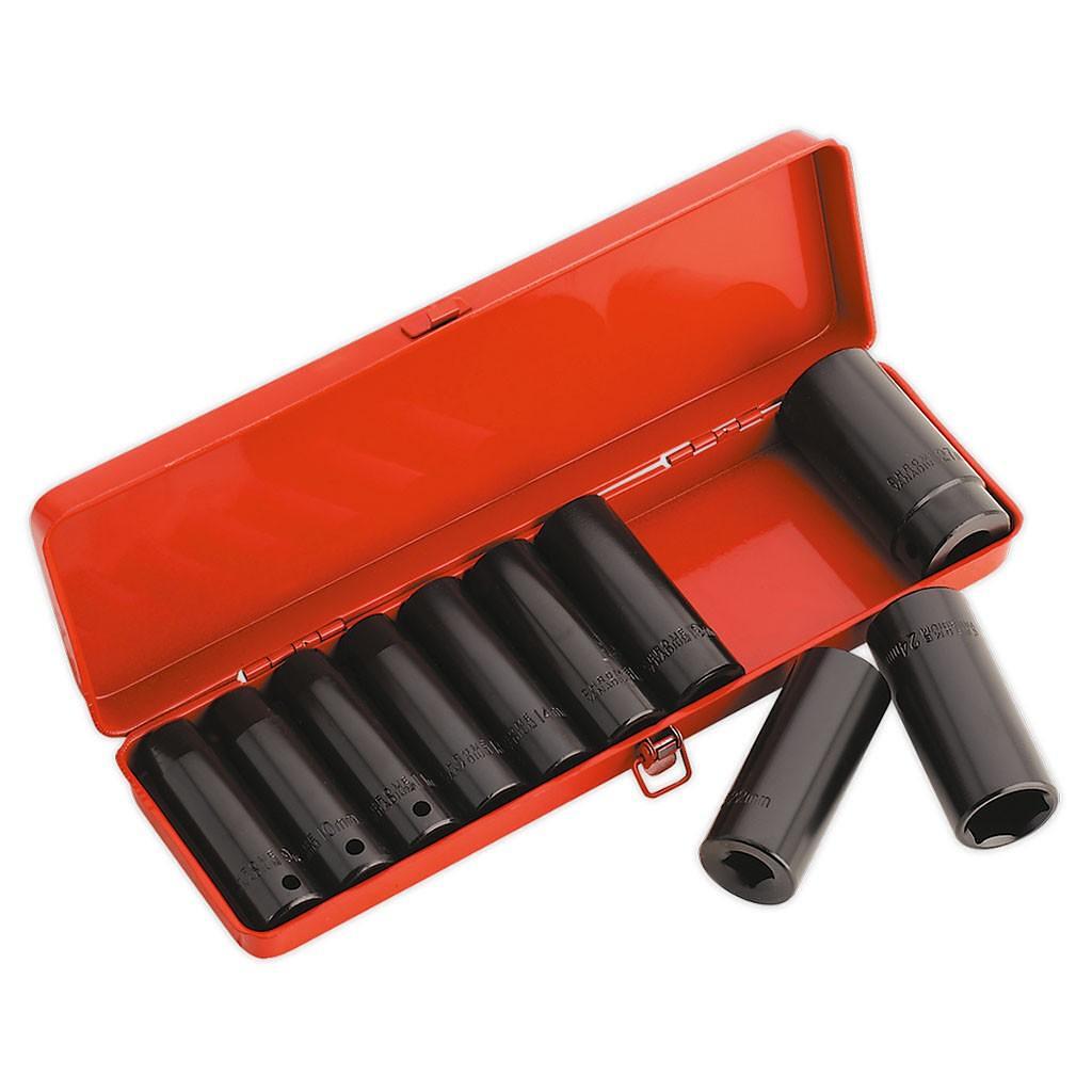 Pistol pneumatic de insurubat si chei tubulare de impact, 11 piese, Sealey – Pistoale de impact si clicheti Pistol pneumatic de insurubat si chei tubulare de impact, 11 piese, Sealey - Pistoale de impact si clicheti