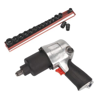 Pistol pneumatic de insurubat si chei tubulare de impact