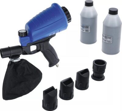 Pistol pneumatic de sablat cu accesorii, 3 piese, BGS 70057