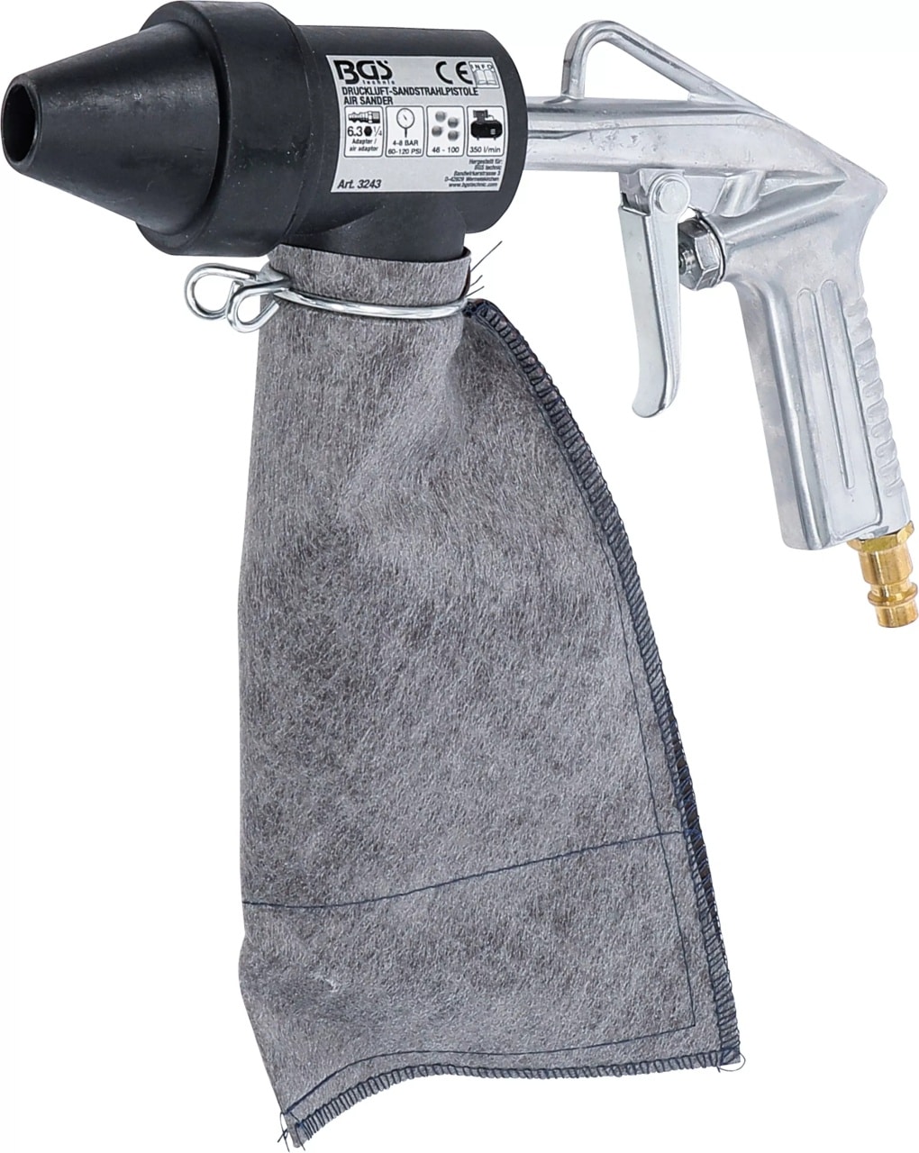 Pistol sablat cu nisip, gran. 46-100, BGS 3243 – Alte pistoale Pistol sablat cu nisip, gran. 46-100, BGS 3243 - Alte pistoale