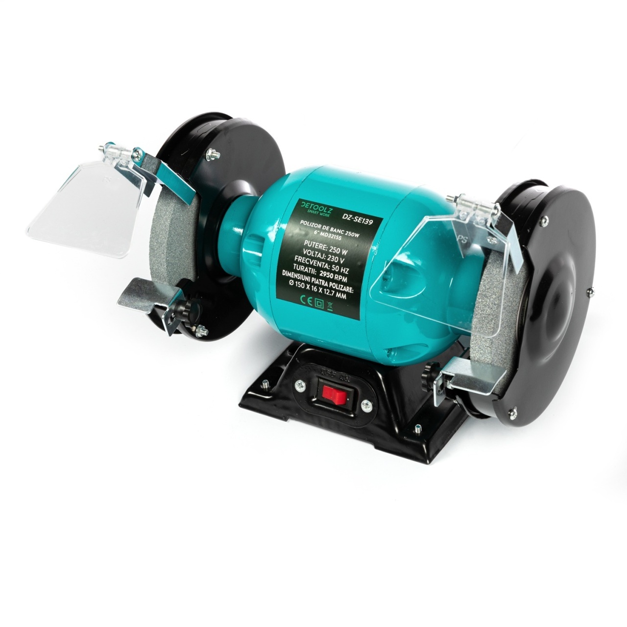 Polizor de banc Detoolz, putere 250W, diametru disc 150mm – Polizoare unghiulare si de banc Polizor de banc Detoolz, putere 250W, diametru disc 150mm - Polizoare unghiulare si de banc