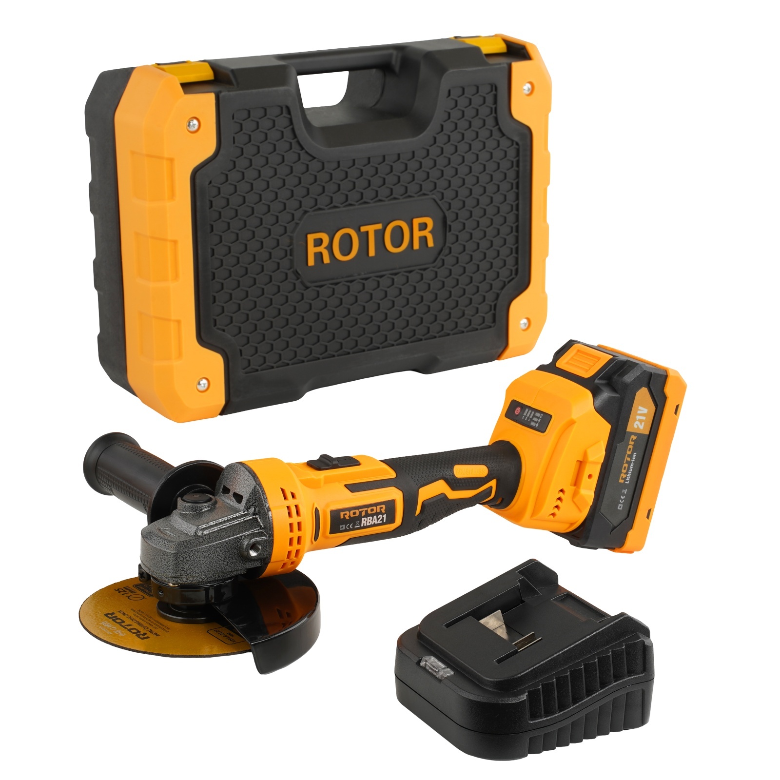 Polizor unghiular cu variator, ROTOR RBA21,8500 RPM, cu acumulator 21 V /3 Ah – Polizoare unghiulare si de banc Polizor unghiular cu variator, ROTOR RBA21,8500 RPM, cu acumulator 21 V /3 Ah - Polizoare unghiulare si de banc