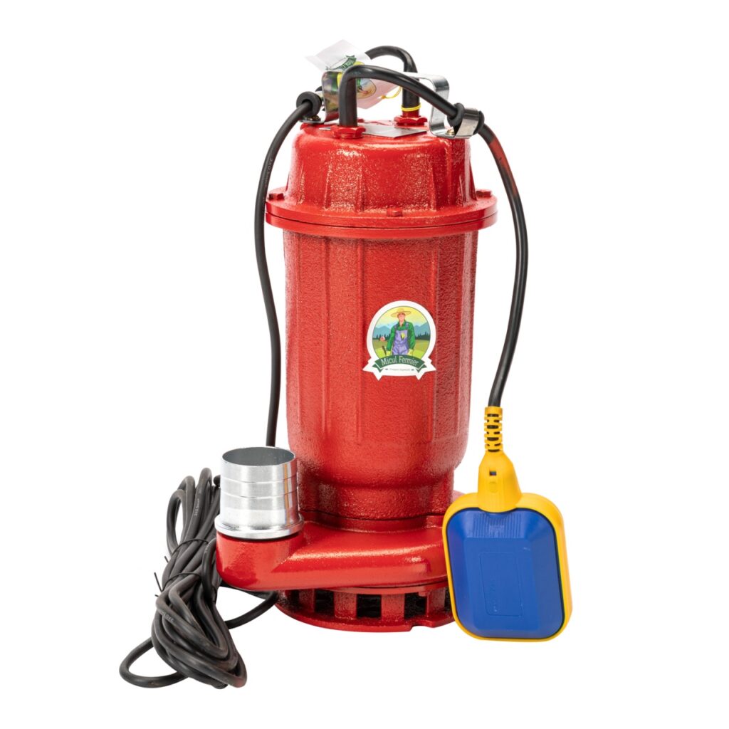 Pompa apa murdara Micul Fermier, 1.1 kW, debit maxim 15000 l/h, inaltime maxima de pompare 15 m, corp pompa fonta, cu plutitor - SimpleTools
