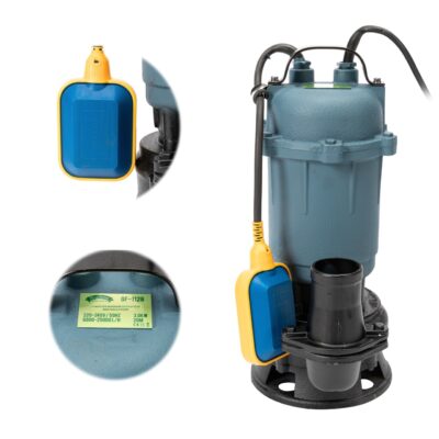 Pompa apa murdara Micul Fermier, 3 kW, debit maxim 25000 l/h, inaltime maxima de pompare 20 m, corp pompa fonta, cu plutitor