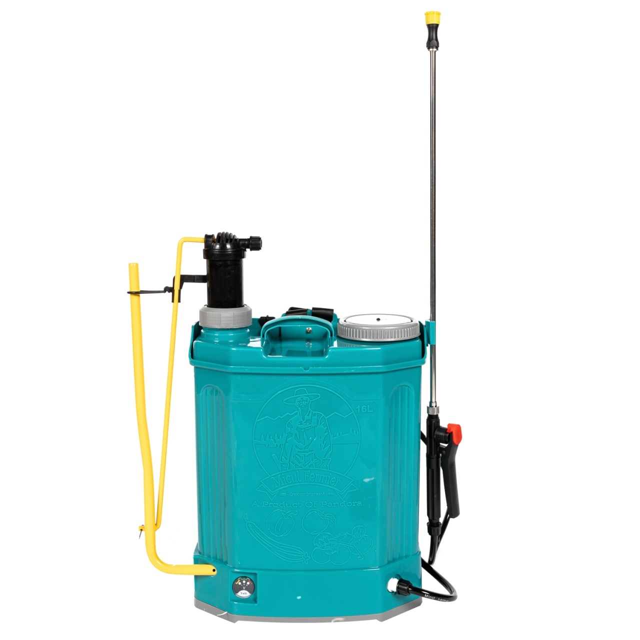 Pompa de stropit 2 in 1 (acumulator+ manuala) 16L – In lucru Pompa de stropit 2 in 1 (acumulator+ manuala) 16L - In lucru