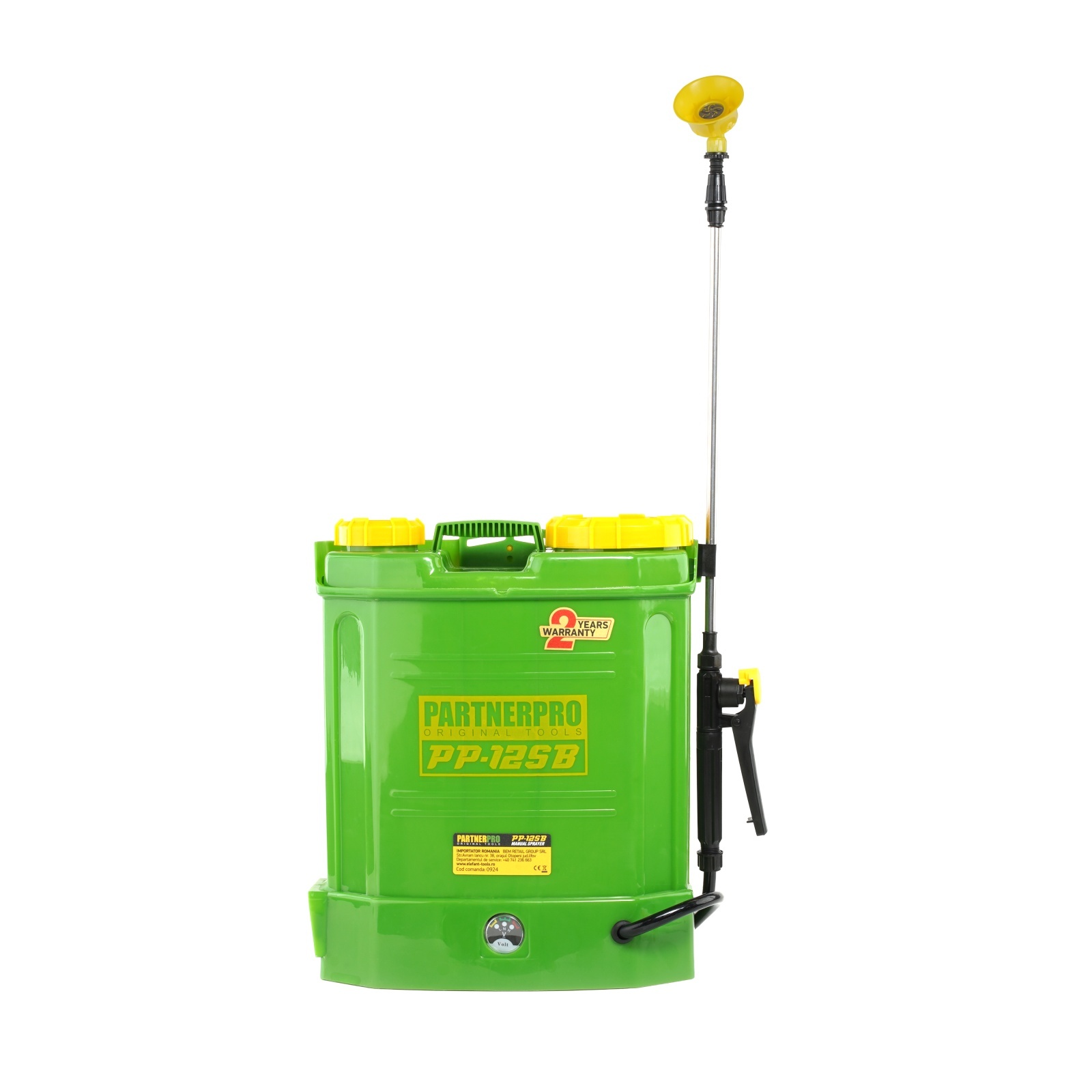 Pompa de stropit cu acumulator 12l, 12V 8Ah , 460 m² PartnerPro PP-12SB – In lucru Pompa de stropit cu acumulator 12l, 12V 8Ah , 460 m² PartnerPro PP-12SB - In lucru