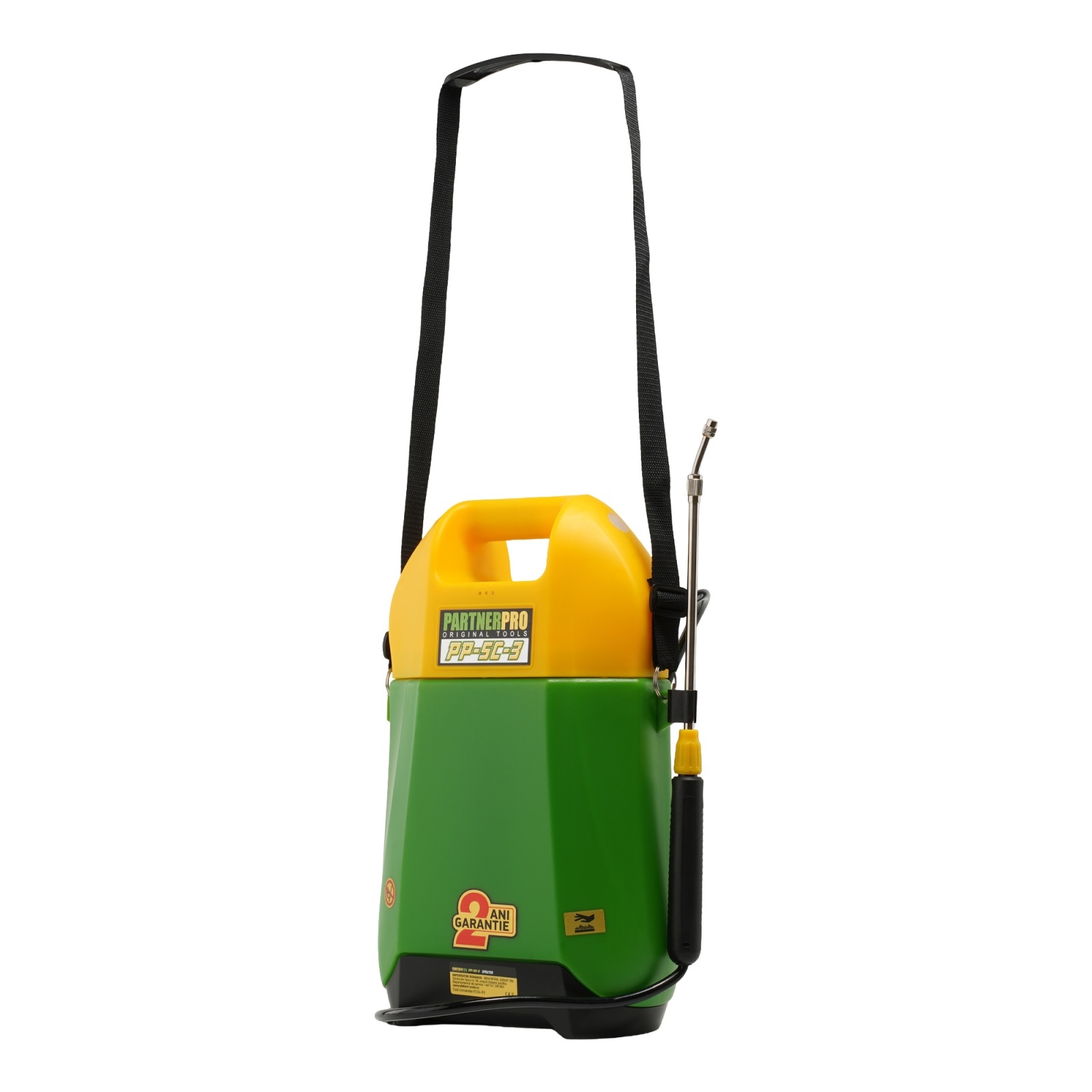 Pompa de stropit cu acumulator 5 L, PartnerPro PP-5C -3 – In lucru Pompa de stropit cu acumulator 5 L, PartnerPro PP-5C -3 - In lucru