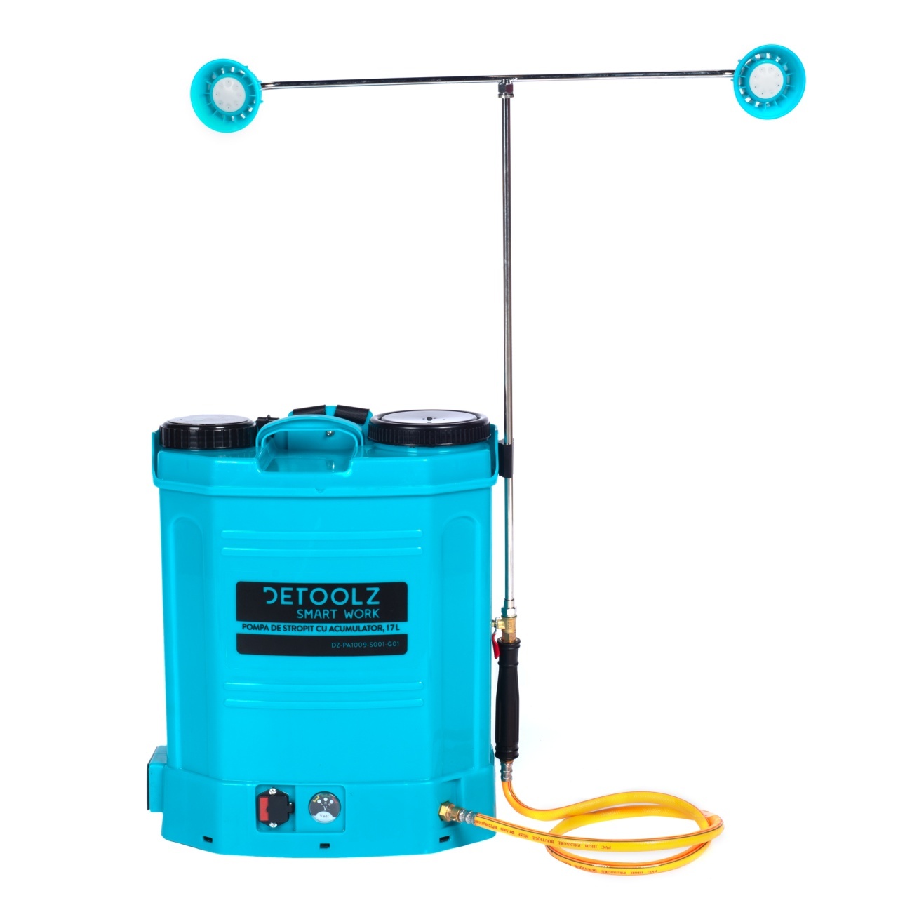Pompa de stropit Detoolz, capacitate 17l, pompa dubla, cu acumulator – Pompe de stropit si Vermorele Pompa de stropit Detoolz, capacitate 17l, pompa dubla, cu acumulator - Pompe de stropit si Vermorele