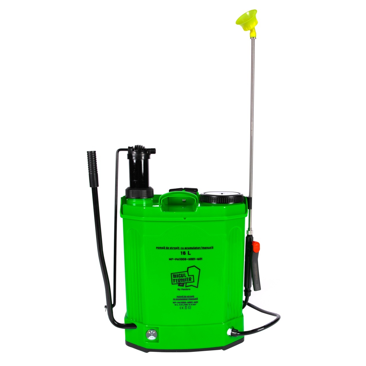 Pompa de stropit Micul Fermier, capacitate 16l, Pandora, utilizare manuala/acumulator – Pompe de stropit si Vermorele Pompa de stropit Micul Fermier, capacitate 16l, Pandora, utilizare manuala/acumulator - Pompe de stropit si Vermorele
