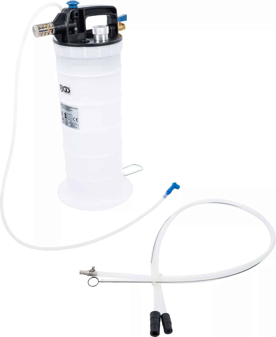 Pompa pneumatica pentru inlocuit lichid de frana, ulei de motor, cutie de viteza, grup, diferential, capacitate container 5 litri, BGS 3157 – Pompe ulei/Adblue si Motorina Pompa pneumatica pentru inlocuit lichid de frana, ulei de motor, cutie de viteza, grup, diferential, capacitate container 5 litri, BGS 3157 - Pompe ulei/Adblue si Motorina