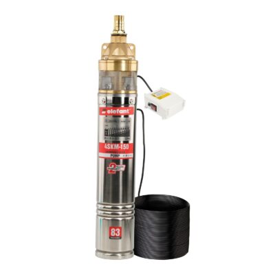 Pompa submersibila Elefant 4SKM150 cu panou de control, 1300W, debit 50 l/min, inaltime refulare 89 m