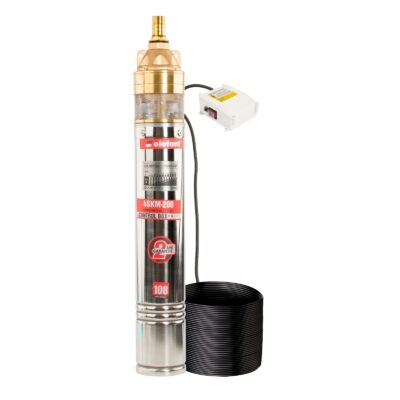 Pompa submersibila Elefant 4SKM200 cu panou de control, 1600W, debit 50 l/min, inaltime refulare 105 m