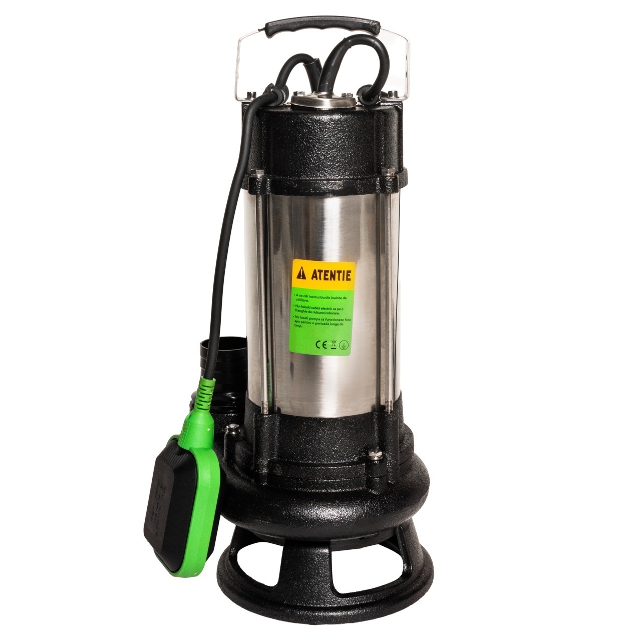 Pompa submersibila Micul Fermier 1.1 kW, 12000l/h, H13.5m cu tocator – Pompe apa Pompa submersibila Micul Fermier 1.1 kW, 12000l/h, H13.5m cu tocator - Pompe apa