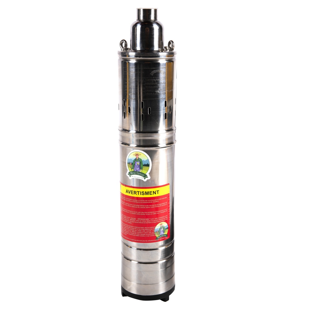 Pompa submersibila Micul Fermier, 1.1 kW, debit maxim 3600 l/h, inaltime maxima de pompare 80m, cu snec – Pompe apa Pompa submersibila Micul Fermier, 1.1 kW, debit maxim 3600 l/h, inaltime maxima de pompare 80m, cu snec - Pompe apa