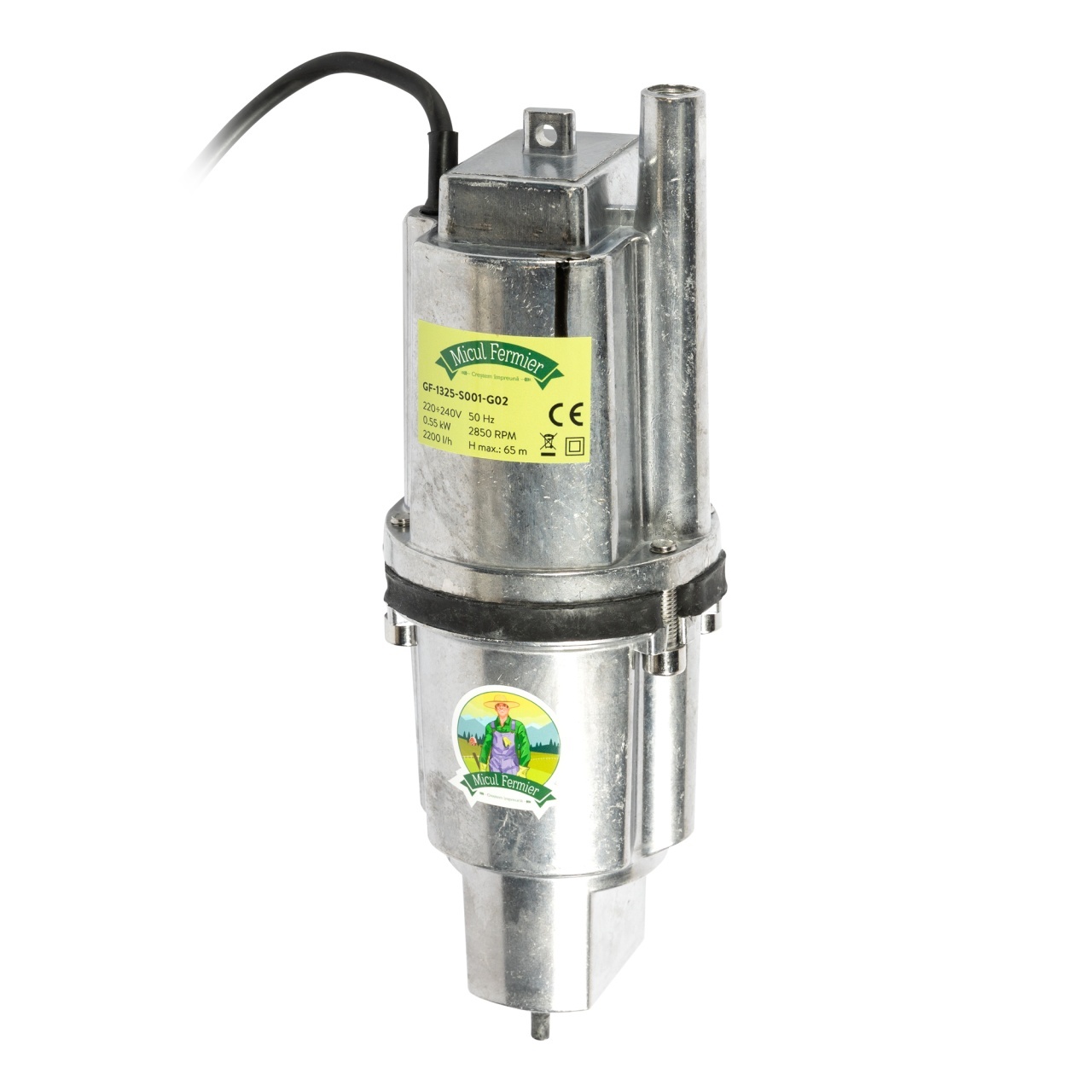 Pompa submersibila vibr 0,55kW 4/65m 2200l/h 1/2″ FP – Pompe apa Pompa submersibila vibr 0,55kW 4/65m 2200l/h 1/2" FP - Pompe apa