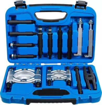 Presa pentru rulmenti cu 2 flanse de extragere,14 piese, BGS 7750