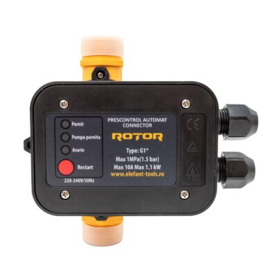 Prescontrol automat pentru pompă de apă G1" ROTOR RWPC-1, 1100W,1.5 bar