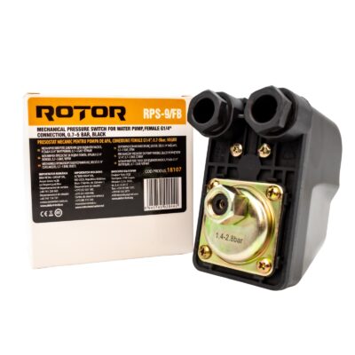 Presostat mecanic pentru pompă de apă ROTOR RPS-9/FB , filet interior: G1/4", 0.7–5 bar