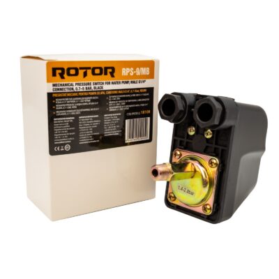 Presostat mecanic pentru pompă de apă ROTOR RPS-9/MB, filet exterior: G1/4", 0.7–5 bar