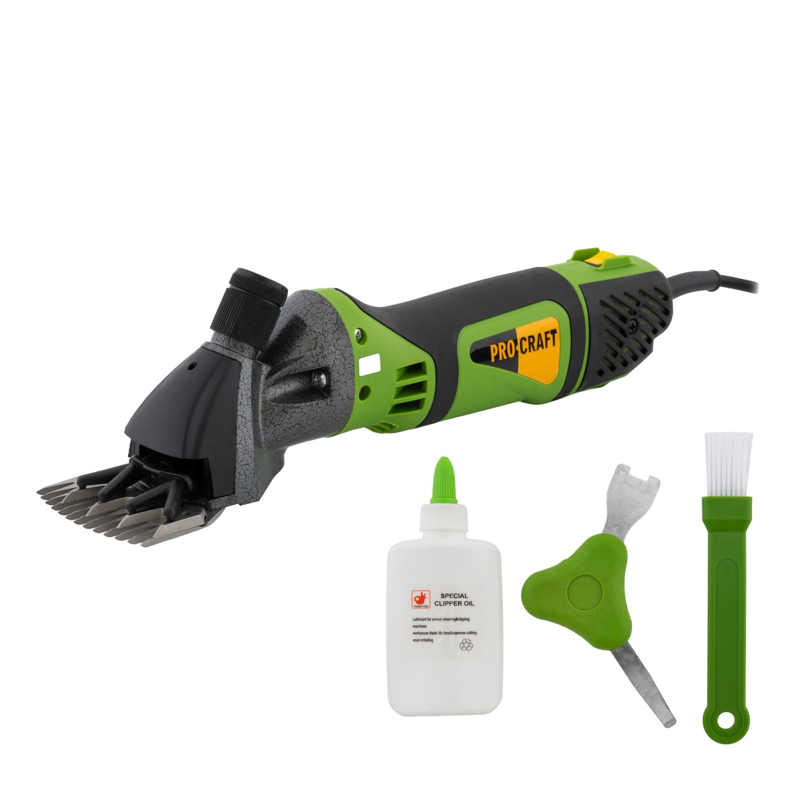 Procraft SC2600, Putere 500W, aparat de tuns oi – In lucru Procraft SC2600, Putere 500W, aparat de tuns oi - In lucru