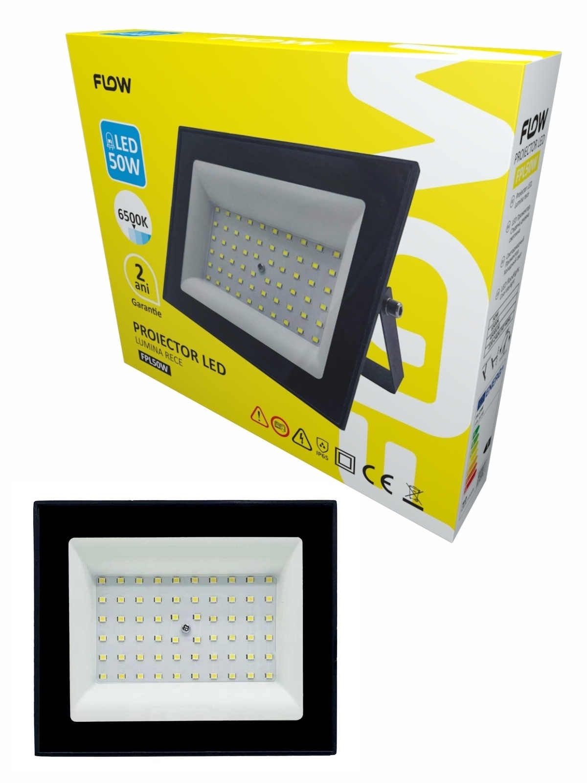 Proiector LED 50W 6500K Lumină Rece FLOW – FPL50W – In lucru Proiector LED 50W 6500K Lumină Rece FLOW – FPL50W - In lucru