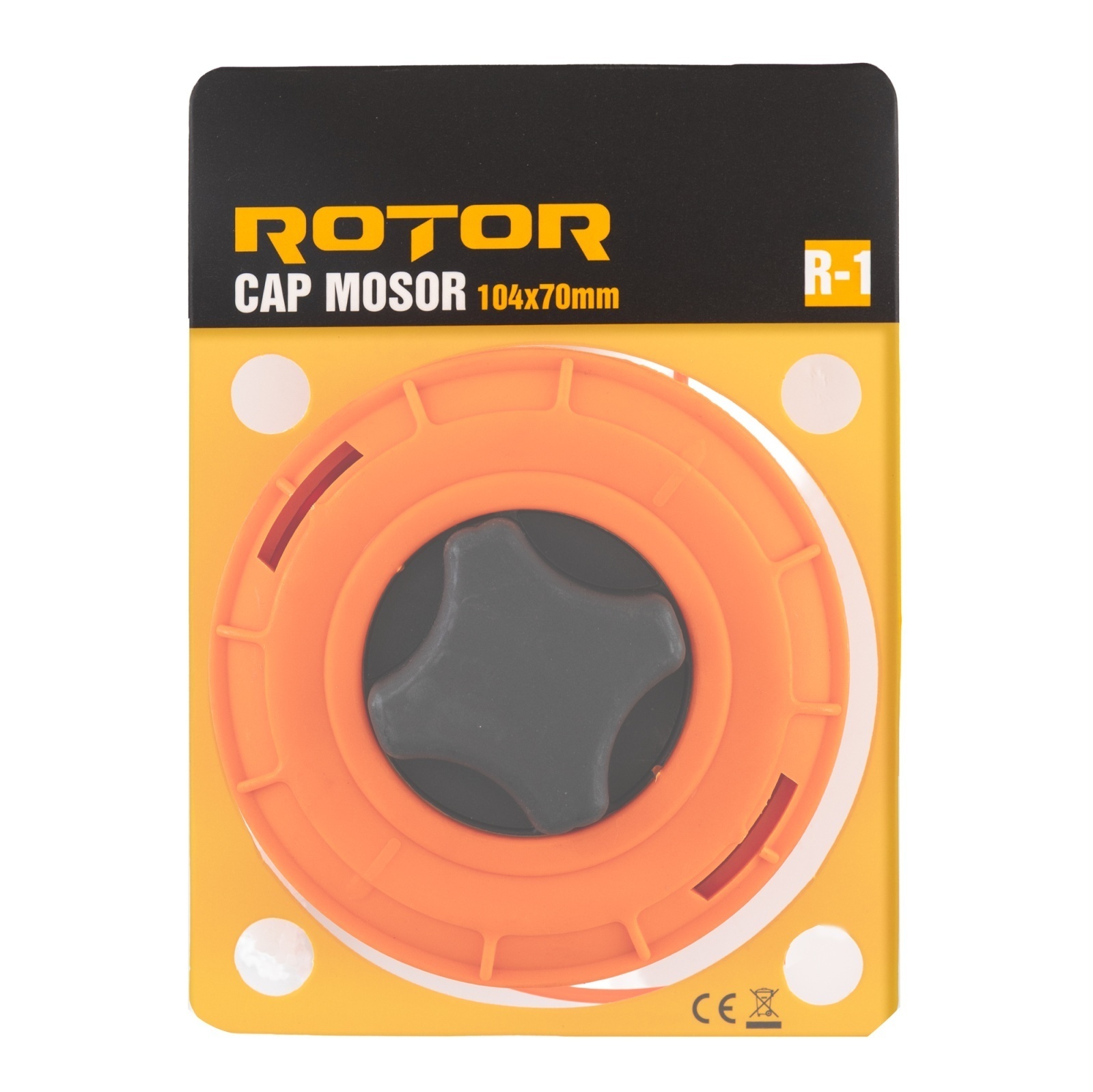 R-1 Cap mosor 104×70 mm cu fir 2.4 mm x 2 m ROTOR – In lucru R-1 Cap mosor 104x70 mm cu fir 2.4 mm x 2 m ROTOR - In lucru