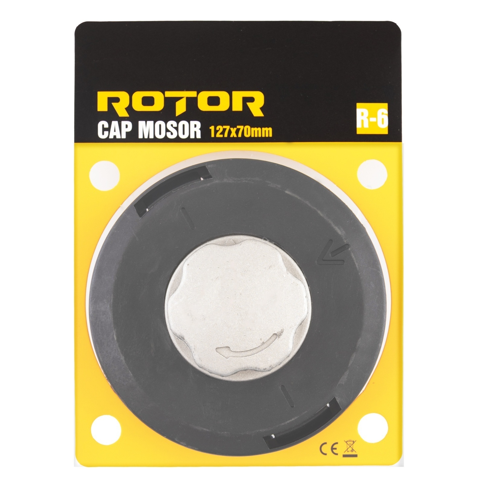 R-6 Cap mosor 127×70 mm cu fir 2.4 mm x 2 m ROTOR – In lucru R-6 Cap mosor 127x70 mm cu fir 2.4 mm x 2 m ROTOR - In lucru