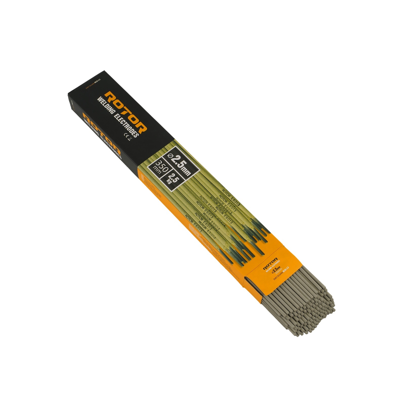 RE25-2.5 Electrozi rutilici 2.5mm*350mm 2.5kg ROTOR – In lucru RE25-2.5 Electrozi rutilici 2.5mm*350mm 2.5kg ROTOR - In lucru