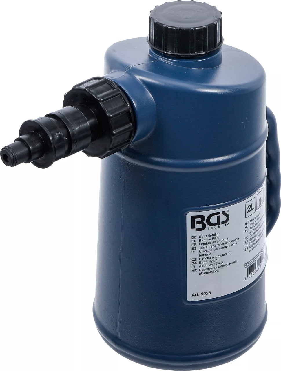 Recipient 2 litri pentru completare acid de baterii, BGS 9926 – Diverse electrice Recipient 2 litri pentru completare acid de baterii, BGS 9926 - Diverse electrice