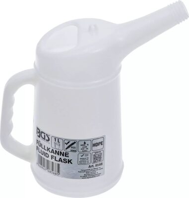 Recipient gradat pentru completare ulei, capacitate 1 litru, BGS 8568
