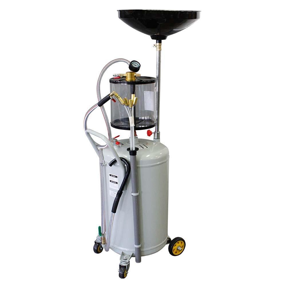 Recuperator de ulei cu vas gradat, rezervor de 80 litri, MARCO TOOLS – In lucru Recuperator de ulei cu vas gradat, rezervor de 80 litri, MARCO TOOLS - In lucru