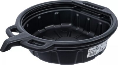 Recuperator de ulei din plastic HDPE, inaltime 125mm, diametru 400mm, capacitate 8 litri, BGS 9981