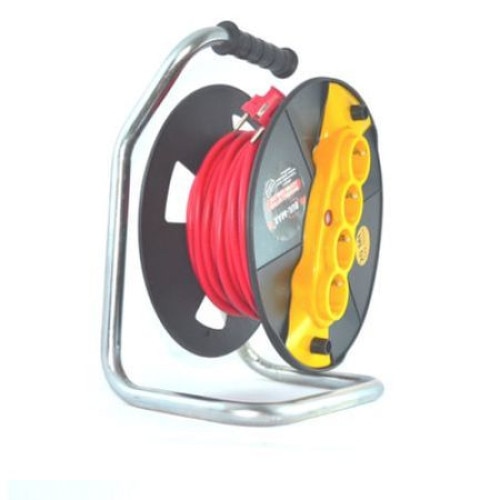 Prelungitor rola tip tambur, 4 posturi, 50 m, 3×2, 5 mm – Cabluri Electrice Prelungitor rola tip tambur, 4 posturi, 50 m, 3x2, 5 mm - Cabluri Electrice