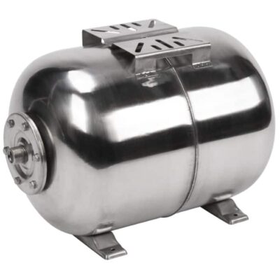 Vas expansiune hidrofor inox, orizontal 24 litri, 10 bari – membrana inclusa