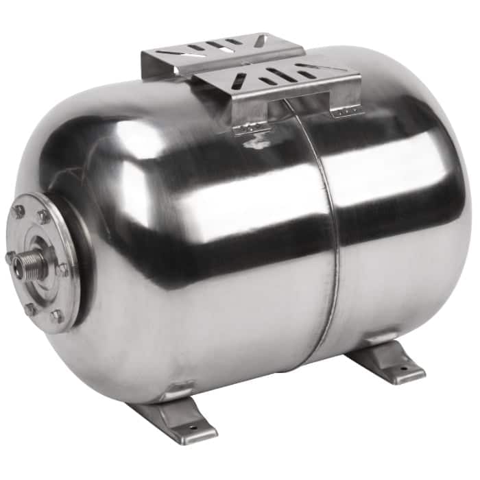 Vas expansiune hidrofor inox, orizontal 24 litri, 10 bari – membrana inclusa – Hidrofoare Vas expansiune hidrofor inox, orizontal 24 litri, 10 bari – membrana inclusa - Hidrofoare