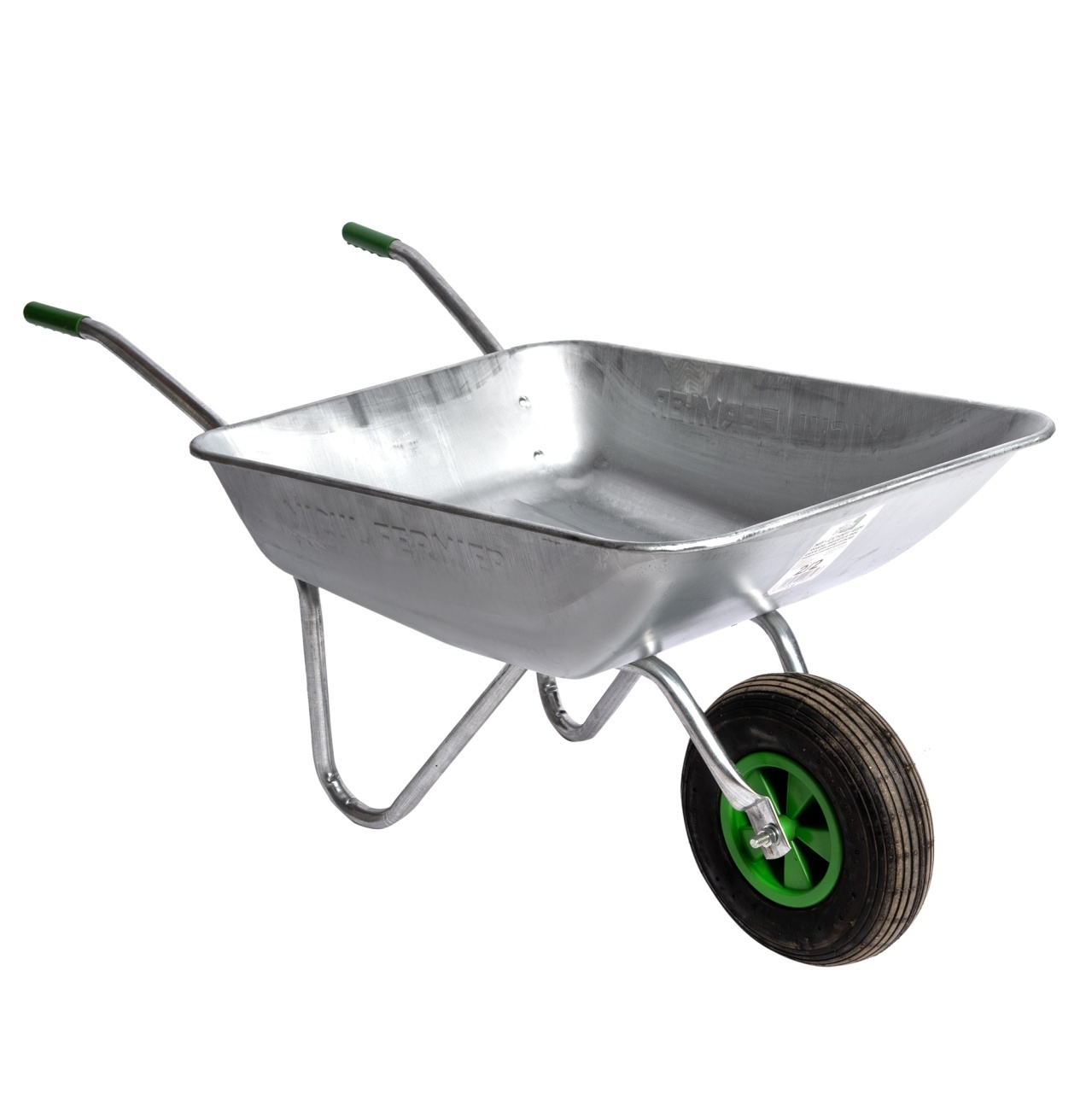 Roaba metalica Micul Fermier 80L cuva otel zincat G01 – In lucru Roaba metalica Micul Fermier 80L cuva otel zincat G01 - In lucru
