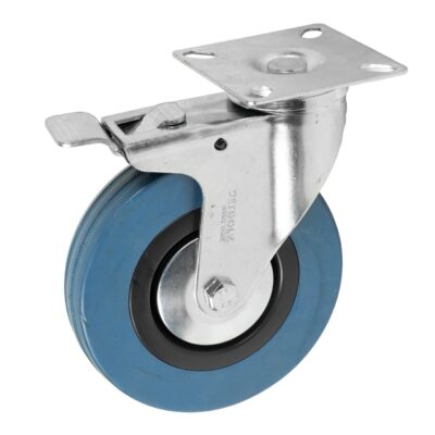 Roata pivotanta Detoolz, cauciuc+PP 125x27mm CF G01