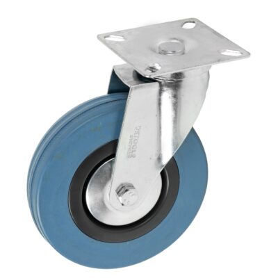 Roata pivotanta Detoolz, cauciuc+PP 125x27mm G01