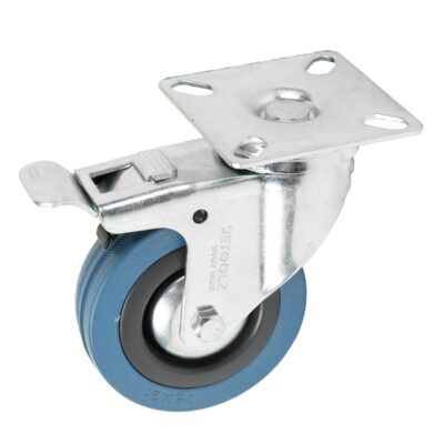 Roata pivotanta Detoolz, cauciuc+PP 75x21mm CF G01