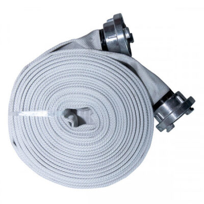 Furtun pompier alb 20m 2'' CU CUPLE