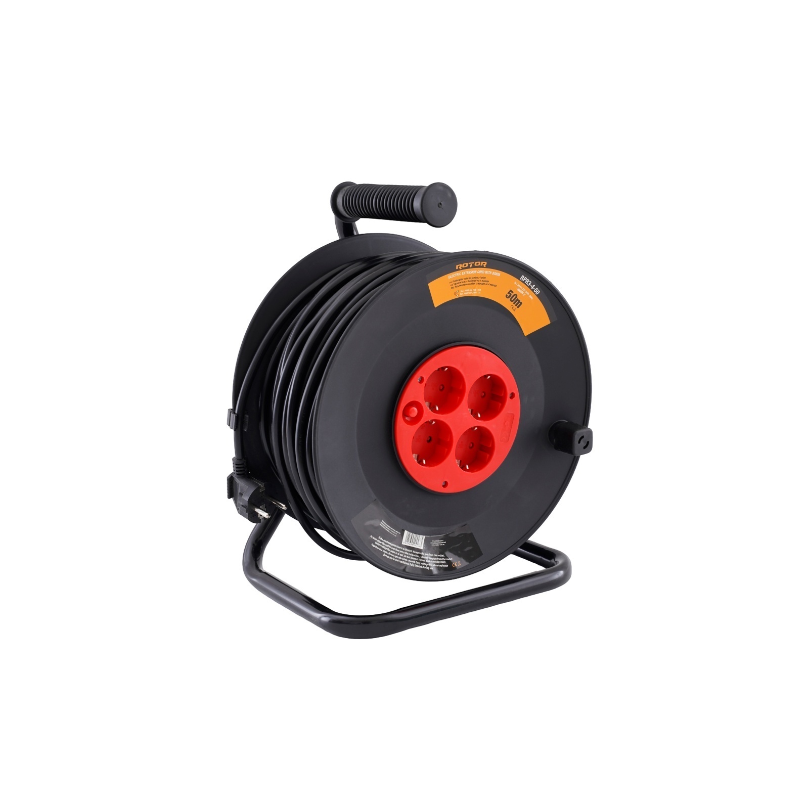 RPR3-4-50 Prelungitor electric 50m cu bobina 1,5 mm (3×1,5 mm) ROTOR – In lucru RPR3-4-50 Prelungitor electric 50m cu bobina 1,5 mm (3x1,5 mm) ROTOR - In lucru