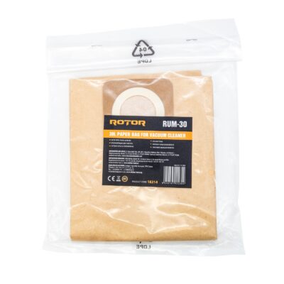 Sac hartie 30 L pentru aspirator ROTOR RUM-30