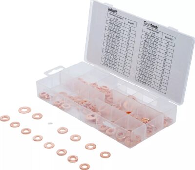 Saibe de etansare pentru injectoare Diesel Common-Rail (CDI), 150piese, BGS 8120