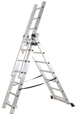 Scara multifunctionala 3x7 din aluminiu ROTOR KME307