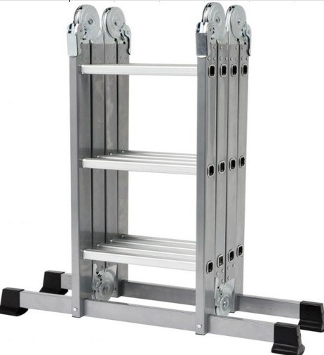 Scara pliabila 4×3 din aluminiu KMP403B – In lucru Scara pliabila 4x3 din aluminiu KMP403B - In lucru