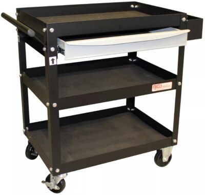 Servanta mobila pentru scule cu 1 sertar si 3 polite, 375x460x55 mm, BGS 4200