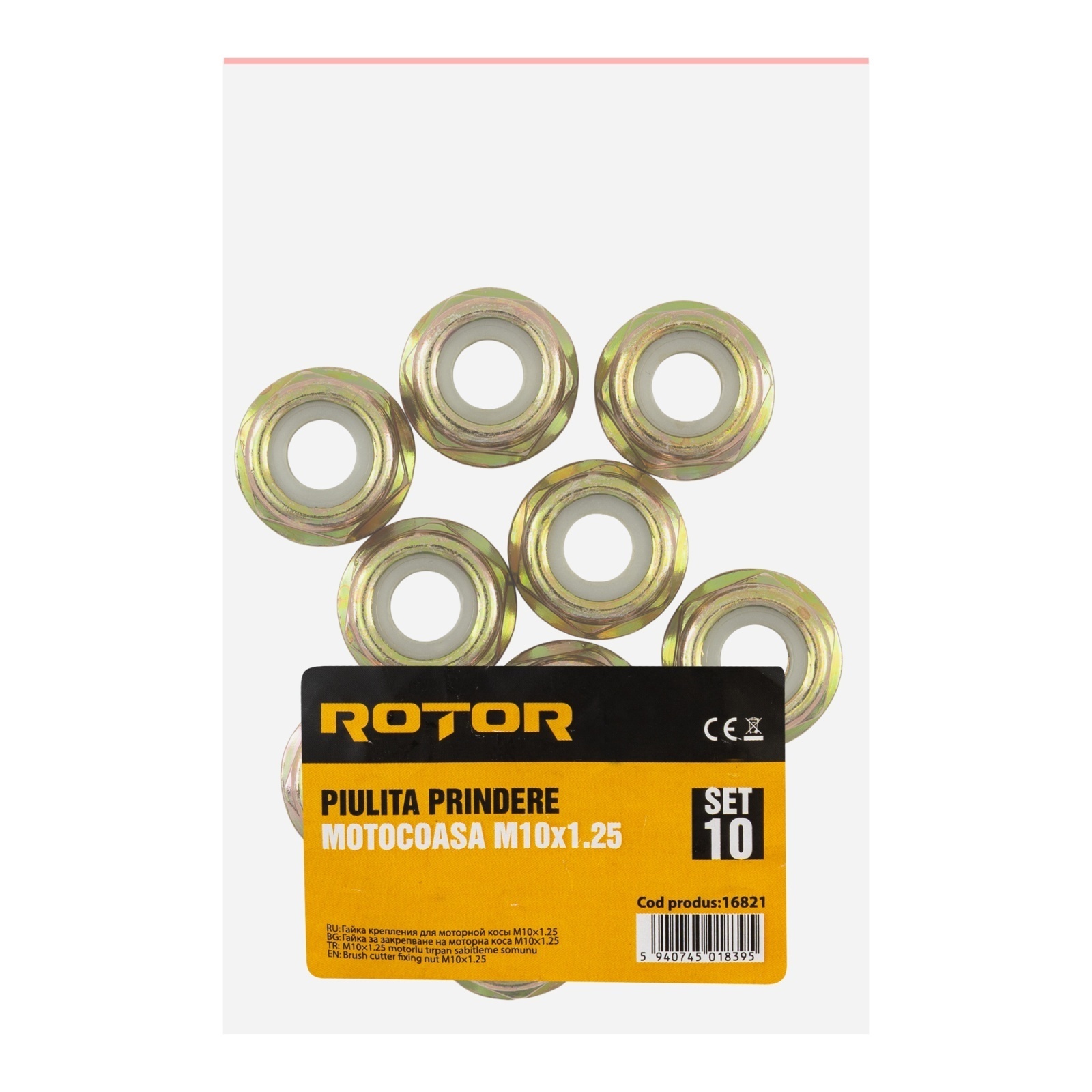 Set 10 bucăți piuliță prindere motocoasă M10x1.25 – In lucru Set 10 bucăți piuliță prindere motocoasă M10x1.25 - In lucru