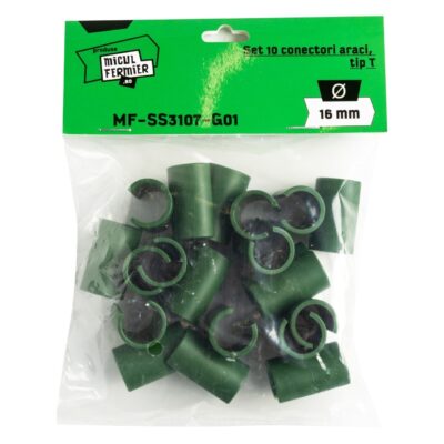 Set 10 conectori araci Micul Fermier tip T Ø16mm