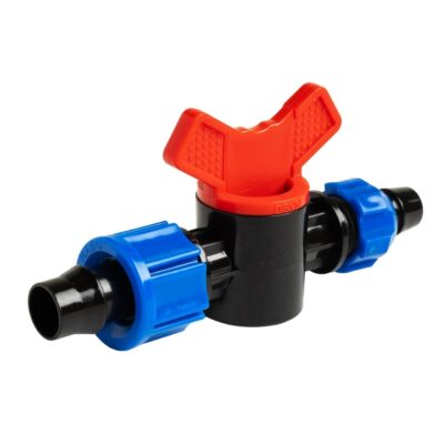 Set 10 robineti Micul Fermier, pentru banda de picurare, cu racord dublu - SimpleTools